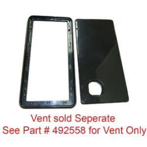 Furnace - Door - #44 Black - 30892 - No Louvers