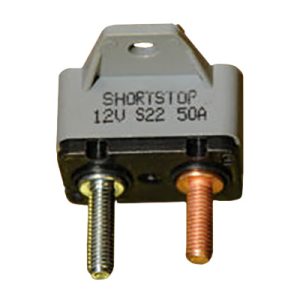 Breaker - 12v - 50A - Type 2 - Auto Reset - w/Bracket