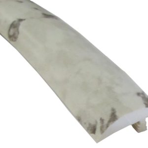 Trim - T-Mold - 45/64" - Bullnose - Calacatta Natural - 500'/rl