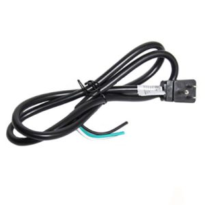 Cord - SJ Cord - 14/3 - SJTW - 4' - APCORD - 15A-4AP - Right Angle Plug - 3" Stripped End Appliance Cord