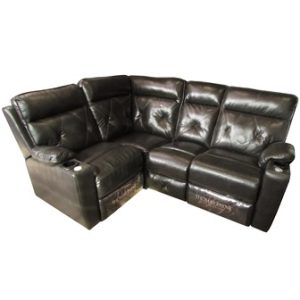 Sofa - L Shaped - Onyx II - 83" x 60" - RAF - RSS - TP - Coleman Brindle - w/T270 Tan