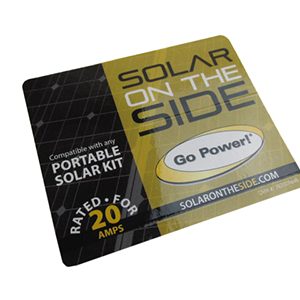 Label - Solar Prep - Go Power - Solar on the Side - Decal - GP-SOTS-D - No Charge