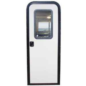 Entrance - Door - RH - 30" x 76 1/4" - 8030R - FB - BCMH - PWFG - ISPL - BKG - NOB - SHPBBT20 - BSCD - BKP -SA - BLKSLD