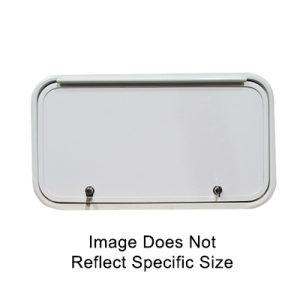 Baggage - Door - TH - 30" x 16" - Crane Polar White ST - Polar White SG - w/White Trim - 1K1F1TL
