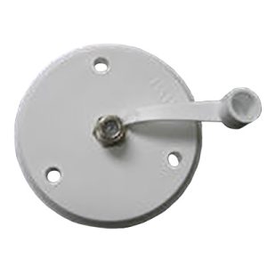 Plate - Exterior Cable TV Jack - Park Model - Polar White