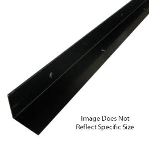 Trim - Angle - 92 3/4" - 1" x 1" Black Stagger Punch