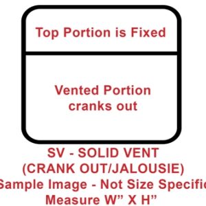 Window - 36" x 48" - SV - Grey 20 - Temp - Black Frame