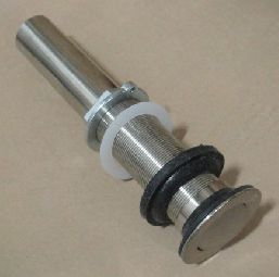 Fitting - Drain - For Vessel Faucet - w/Mounting Ring - Satin Nickel