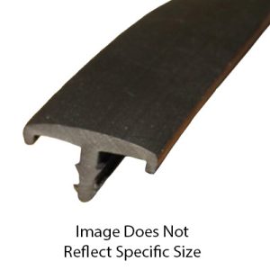 Trim - T-Mold - 5/8" - Double Lip - Black - 400'/Ctn