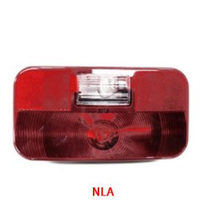 Light - Tail - RV - w/Back-Up - Passenger - w/out Illuminator - Black Base