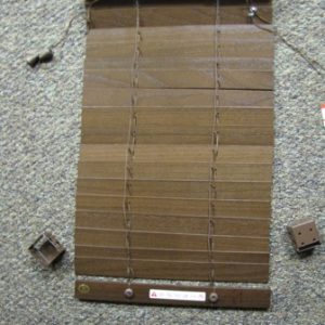 Blind - Wood - 74" x 37" - 1 1/2" Kiriwood - #946 - Walnut - Import