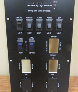 Monitor Panel - 5 Tank - 7 Switches - Cougar Command Center