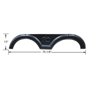 Fender - Skirt - Tandem - TPO - w/"K" Logo - Black