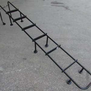 Ladder - 6 Step - Black - w/Hoop - Oversized Pads - Montana/Legacy