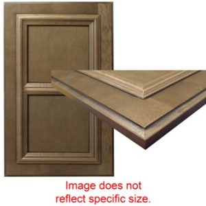 Cabinet - Door - FPSQ-DP - 14" x 51" - Applied Molding - Passport Cherry - Glazed