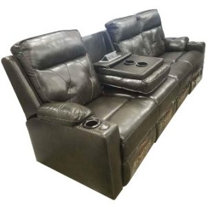 Sofa - Sectional - Onyx II - 105" - Coleman Brindle - w/T270 Tan