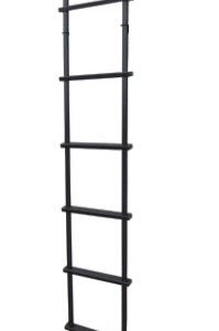 Ladder - Metal - Bunk - 85" - w/Hooks - Black