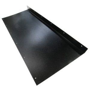 Trim - Wall Kick Plate - .030 x 14" x 2" x 120 - No PVC - Tight Black Diamond