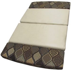 Cushion - Dinette - Booth - Designers Choice - 42" - Down Home Ebony/Stentor Linen