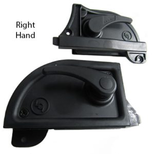 Screen - Door - Lever Latch - RH - Black