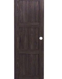 Passage - Door - 1 3/8" x 24" x 74" - Carb 2 - L&L - 1S - Shaker - 3P - Dutch Mahogany