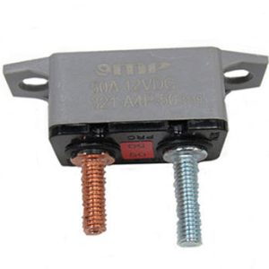 Breaker - 12V - 30A - Type 1 - Auto Reset - w/Bracket - Color Coded - Green - MECPRO 321-A4P-30-B-CC