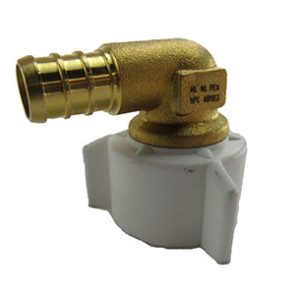 Fitting - Elbow - Swivel - 1/2" B x 3/4" FPT - w/Plastic Nut - HLG570-0057 - Replaces 641300