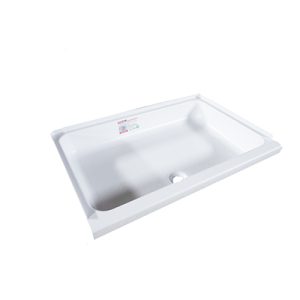 Shower - Pan - 24" x 36" - Front Center Drain - Vac Formed - White
