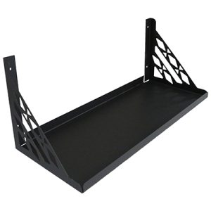 Bracket - Shelf - C-Pap - 20" x 8" - Decorative Support - Metal - Black