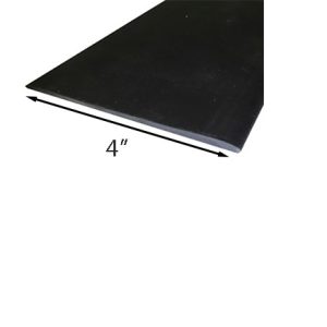 Seal - Flat - 4" - Black - 250'/Bx