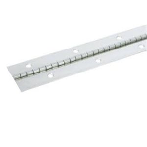 Door - Hinge - Piano - 1/2" x 1/2" x 6" - Nickel