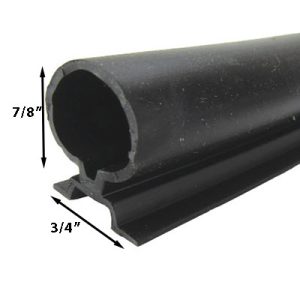 Seal - Co-Extruded - Bulb Seal - Slide On w/Key Hole - TPE - 500'/bx