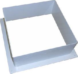 Vent - Garnish - 5" - Fan-Tastic Fan - White - Single - G5000-81B