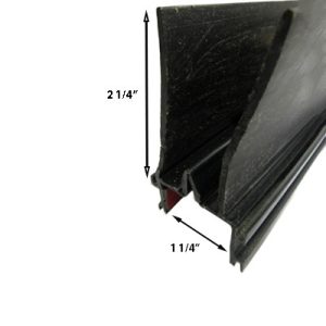 Seal - Wall Cap - 1.25" x 2.375 x 168" - Blk Convl EK DW DC - Black