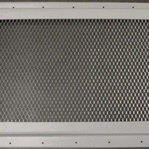 Trim - A/C Vent - w/Expanded Aluminum - White Screen