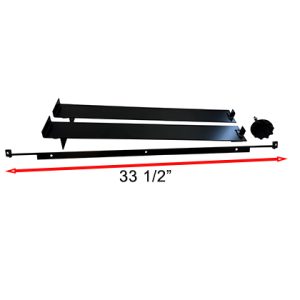Bracket - Refrigerator - DHM1364 - Fab & Powder Coat - 4 Pc Set