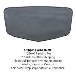Window - Windshield - Privaguard Glass - Fits Montana/HC/Outback/Sprinter Cap - Single Pack
