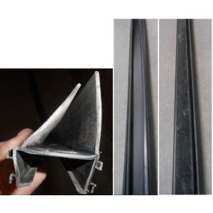 Seal - Co-Extruded - Double Wiper - For 2"+ Walls - 204" - Black