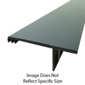 Trim - 204" - Smooth - Black - Slideout - w/Retainer