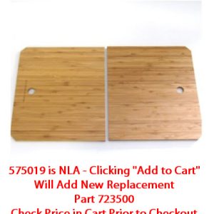 Cover - Sink - 3/8" x 25" x 15" - Bamboo - Set of 2