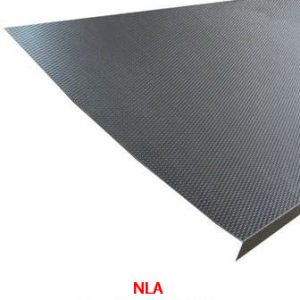 Skirt - Metal - 024 - 19" x 96" - w/Break - 027 Black Tuffkote - Diamond