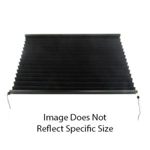 Shade - Night Only - 14" x 42" - Pleated - Black - Import