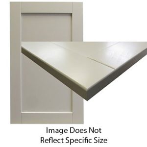 Cabinet - Door - FPSQ - 16 1/2" x 12" - Carb 2 - Shaker - Soft Maple - Grey Solid Paint - w/Relief Lines