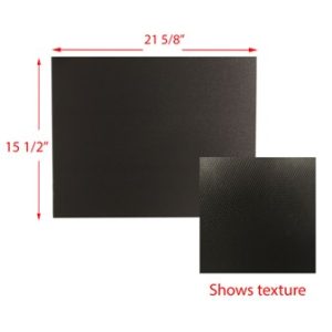 Refrigerator - Panel - 030 x 21 5/8" x 15 1/2" - Fiberloc - Carb 2 - Shovel - Black - DE