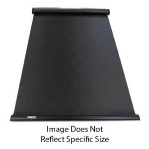 Shade - Roller - Night Only - 74" x 37" - Value Line - 3 Ply - Black Vinyl - PC Black Regular Hembar - w/Dials