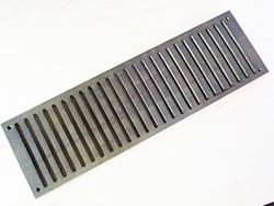 Cabinet - Vent Grill - 7" x 23 1/2" - Hardwood - Boardwalk Oak