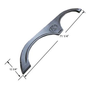 Fender - Skirt - Small - TPO - w/"K" Logo - Black