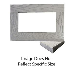 Cabinet - Door - CHSQ - 19 1/2" x 16" - 2 1/4" Rail - New Mission Style - Brown Soft Maple - Vinyl Insert w/Trim on Back - SR7 Edge - Astana Pine - Glazed