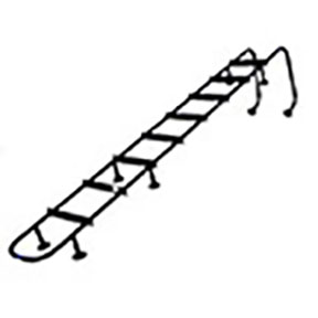 Ladder - 8 Step - LH - Black - MP