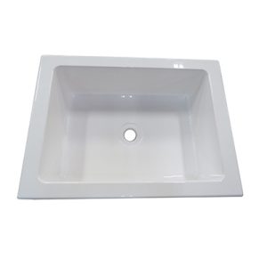 Sink - 11" x 15" - Rectangular - White ABS